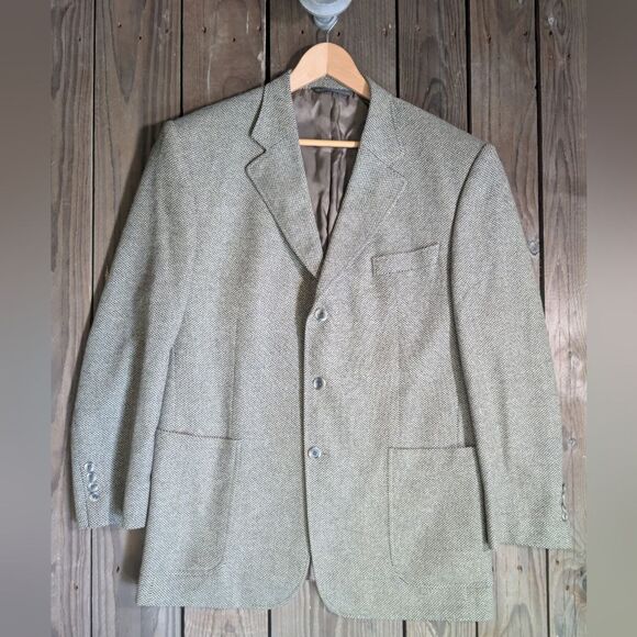 Jack Victor Wool/Cashmere Blazer 44 - Picture 1 of 9